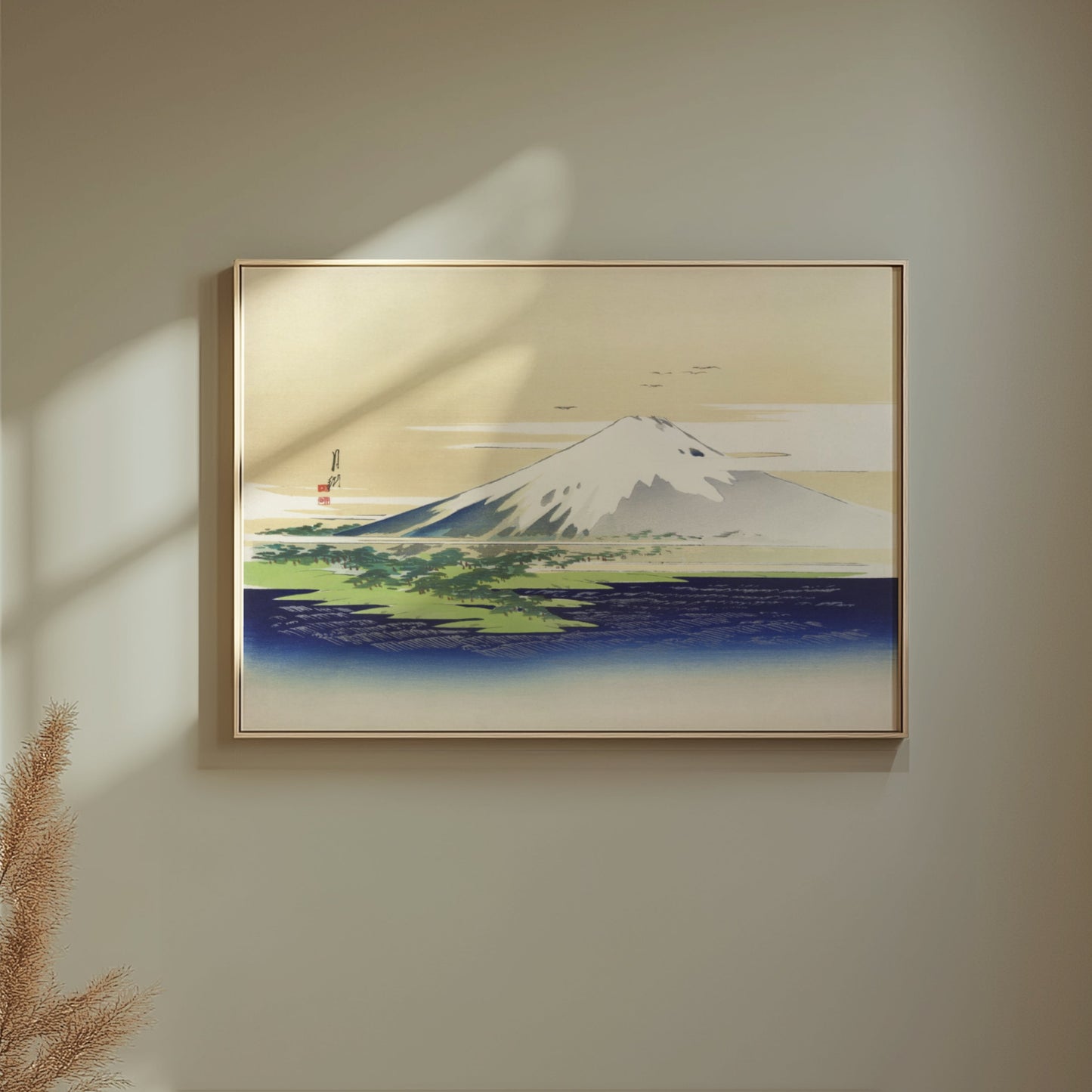 Premium Poster of Majestic Mount Fuji Vintage Japanese Art Print Posters