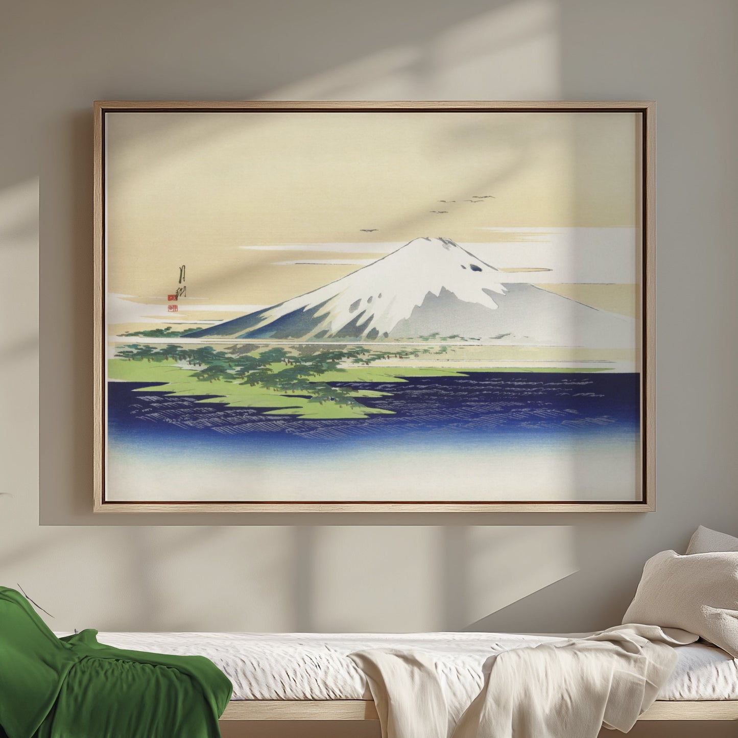 Premium Poster of Majestic Mount Fuji Vintage Japanese Art Print Posters