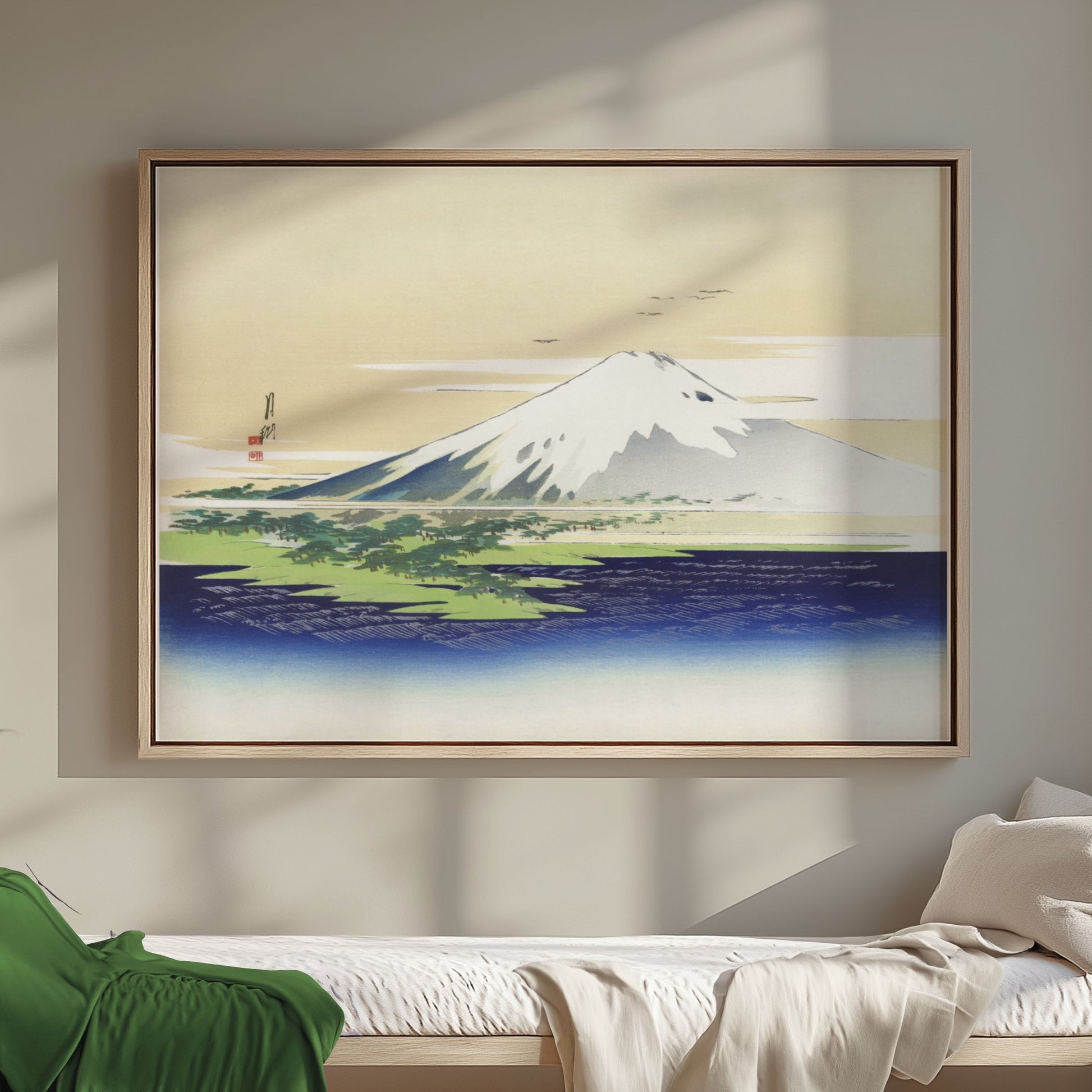 Premium Poster of Majestic Mount Fuji Vintage Japanese Art Print Posters