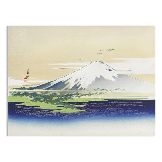 Premium Poster of Majestic Mount Fuji Vintage Japanese Art Print Posters