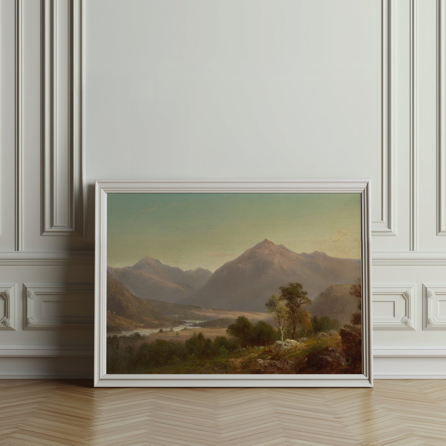 Premium Poster of Majestic Mountain Landscape Art Wall Hanging Posters