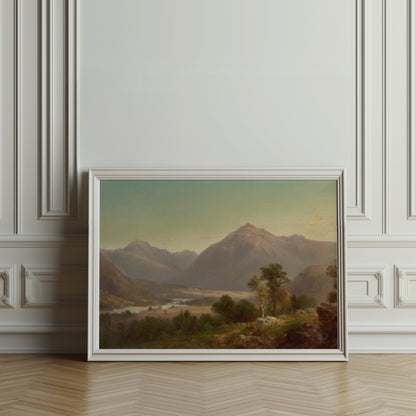 Premium Poster of Majestic Mountain Landscape Art Wall Hanging Posters