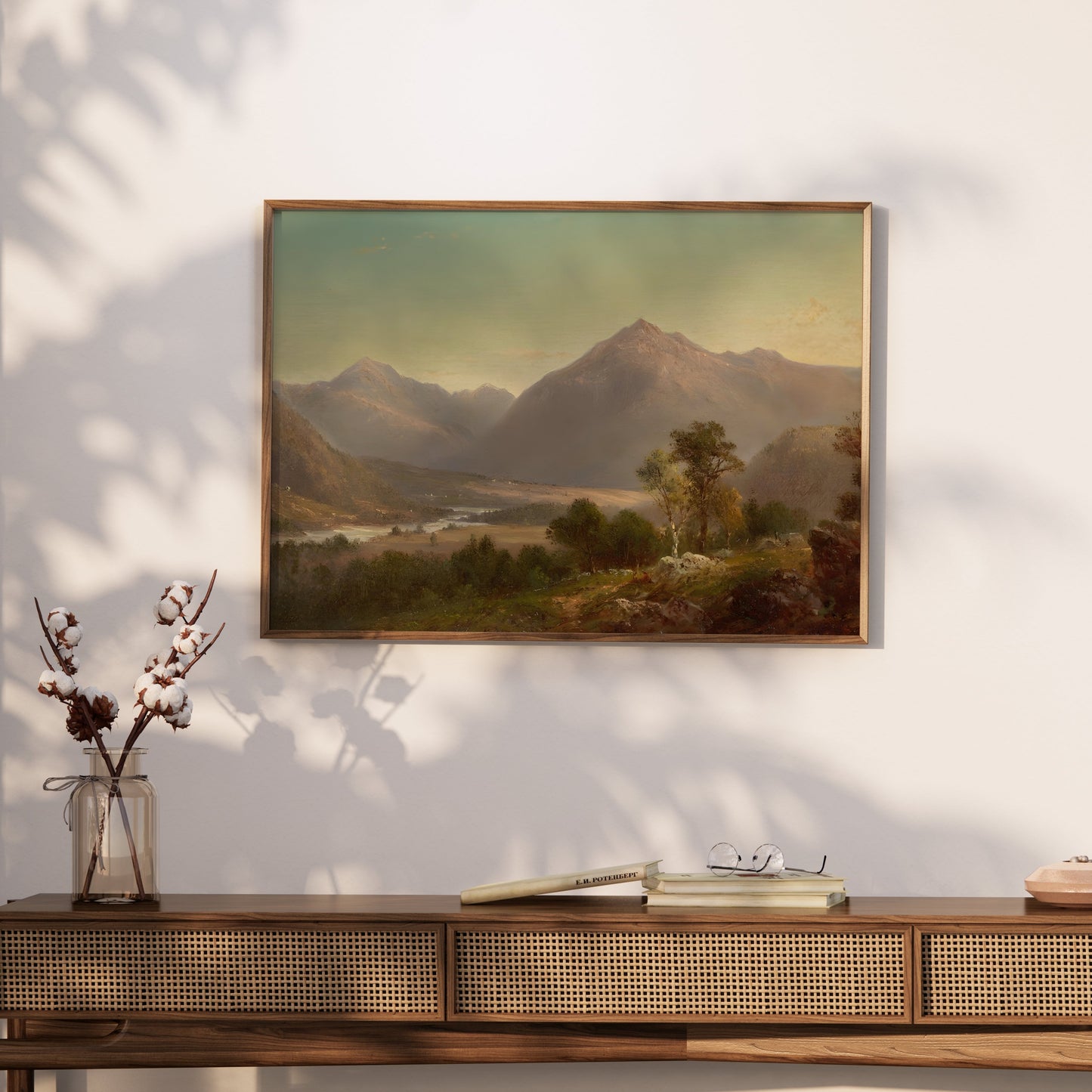 Premium Poster of Majestic Mountain Landscape Art Wall Hanging Posters