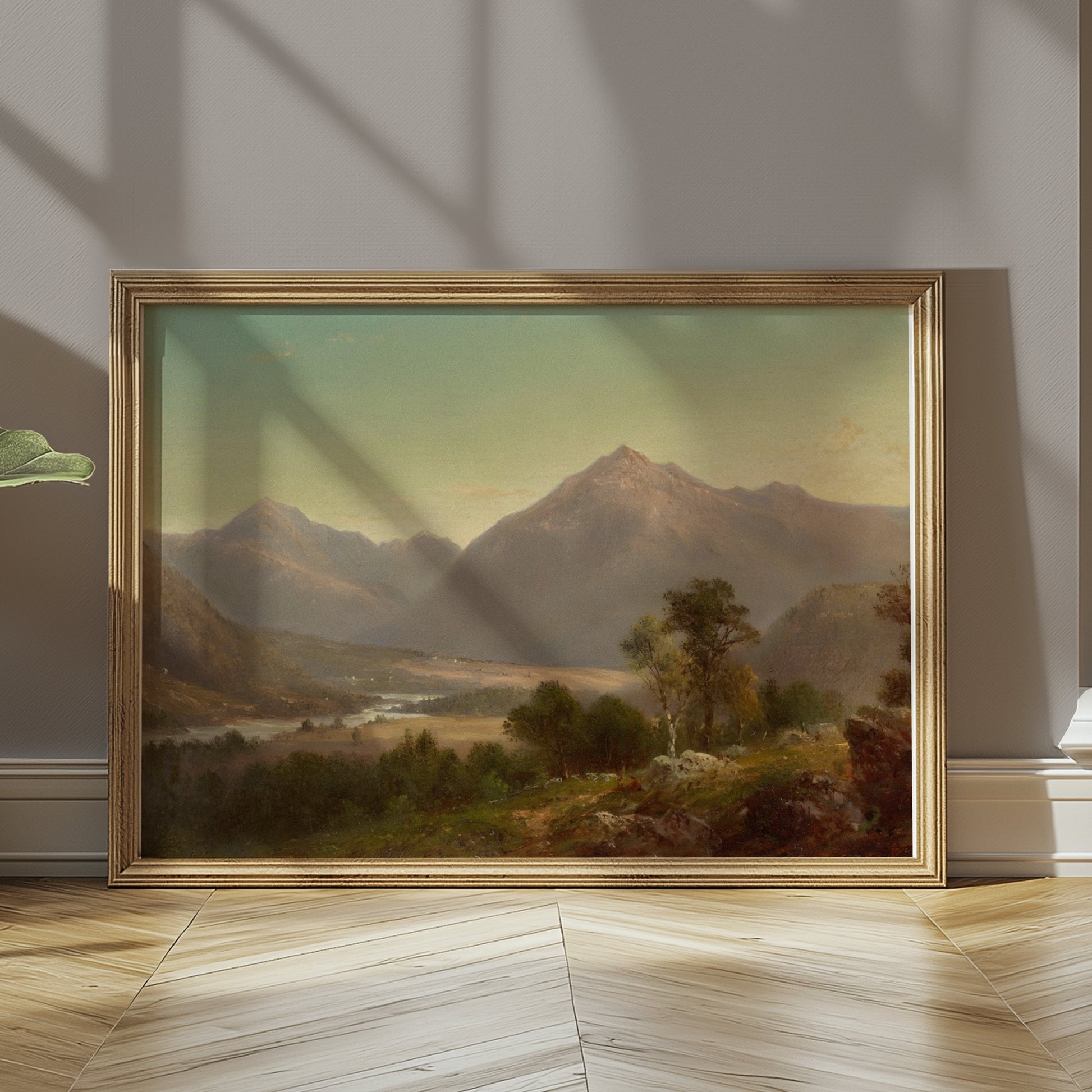 Premium Poster of Majestic Mountain Landscape Art Wall Hanging Posters