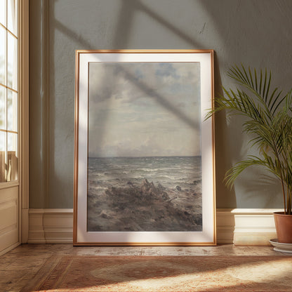 Premium Poster of Majestic Seaside Landscape for Home Wall Decor Posters