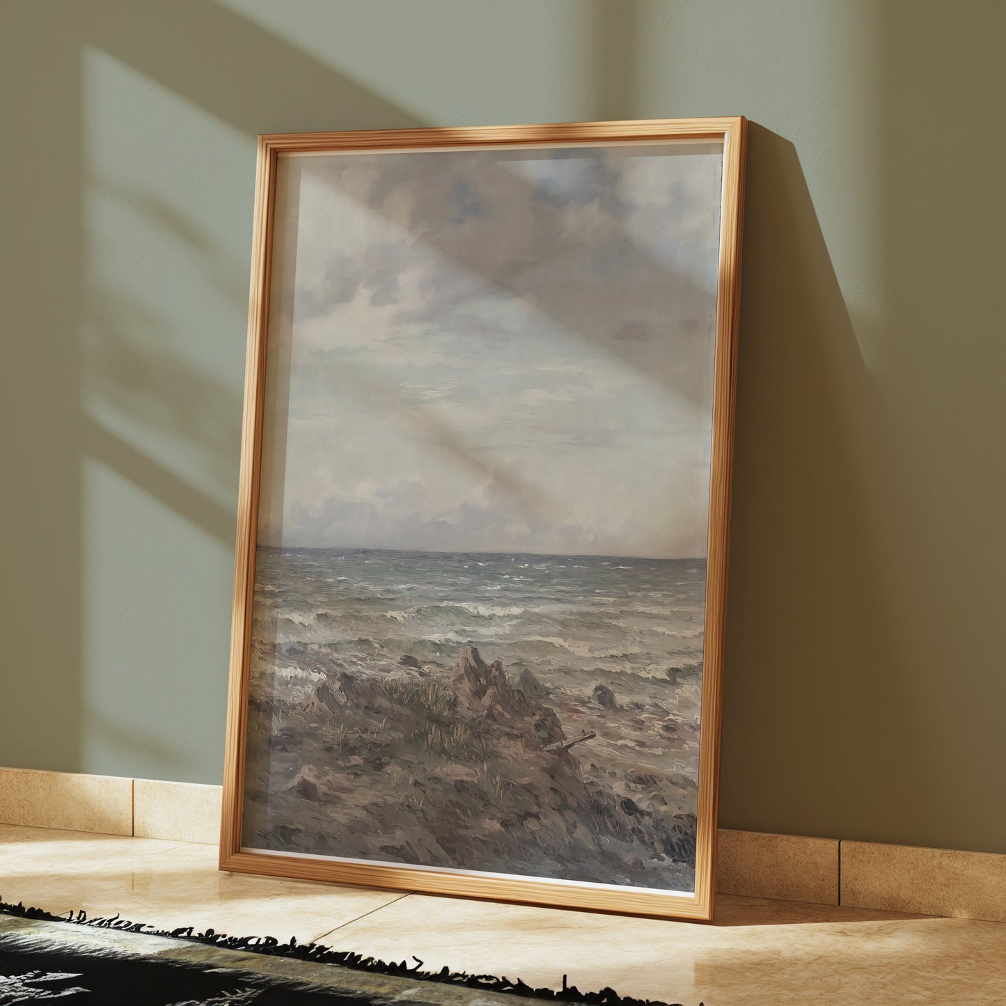 Premium Poster of Majestic Seaside Landscape for Home Wall Decor Posters
