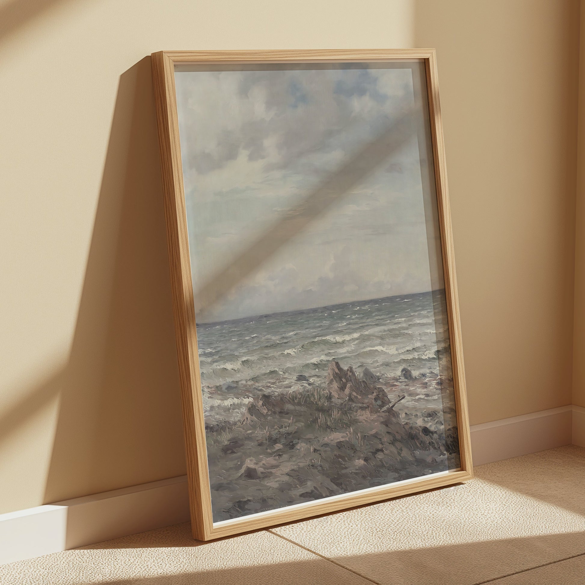 Premium Poster of Majestic Seaside Landscape for Home Wall Decor Posters