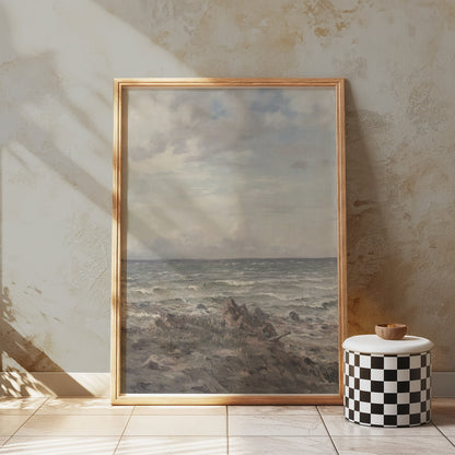 Premium Poster of Majestic Seaside Landscape for Home Wall Decor Posters