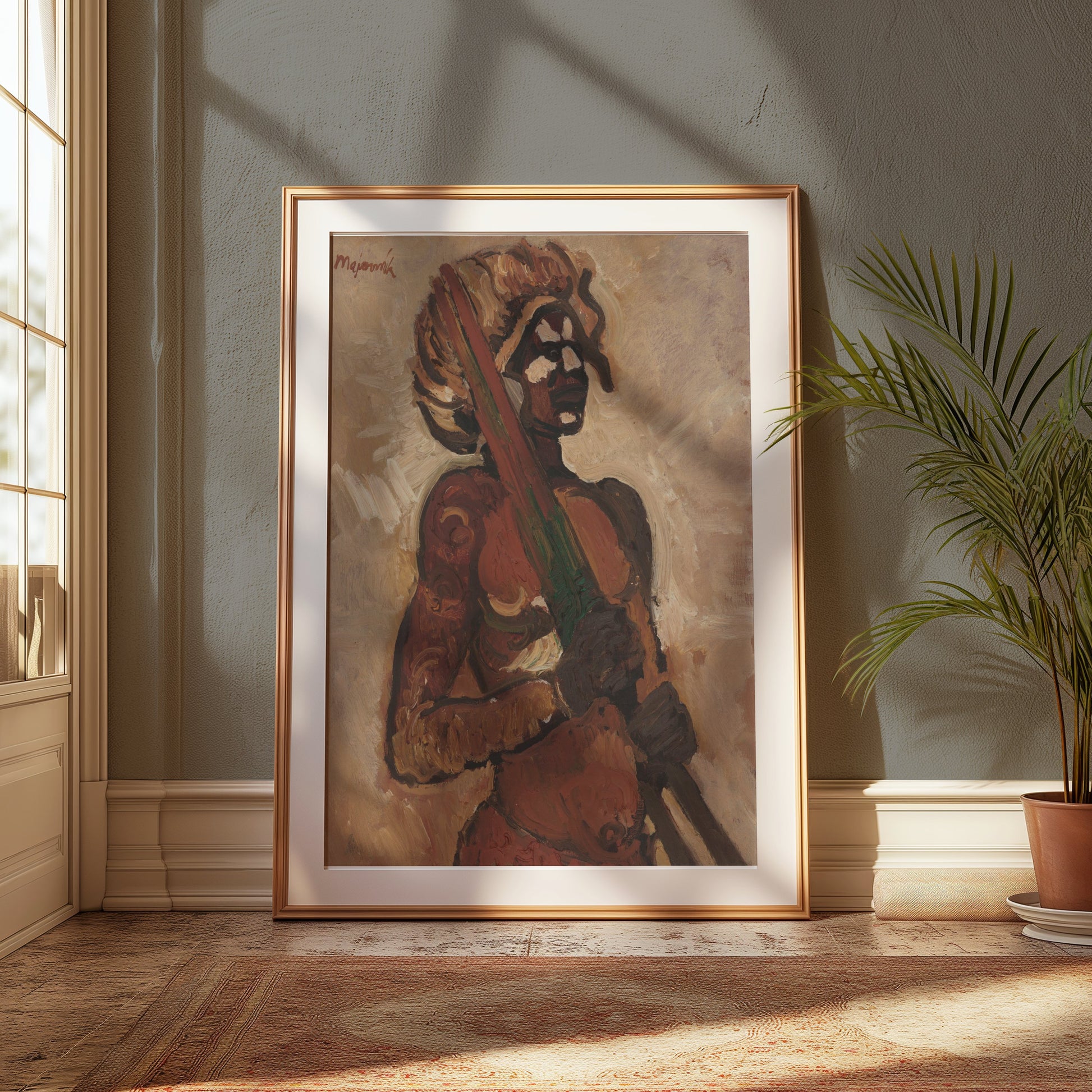 Premium Poster of Majestic Warrior Artwork Display Posters
