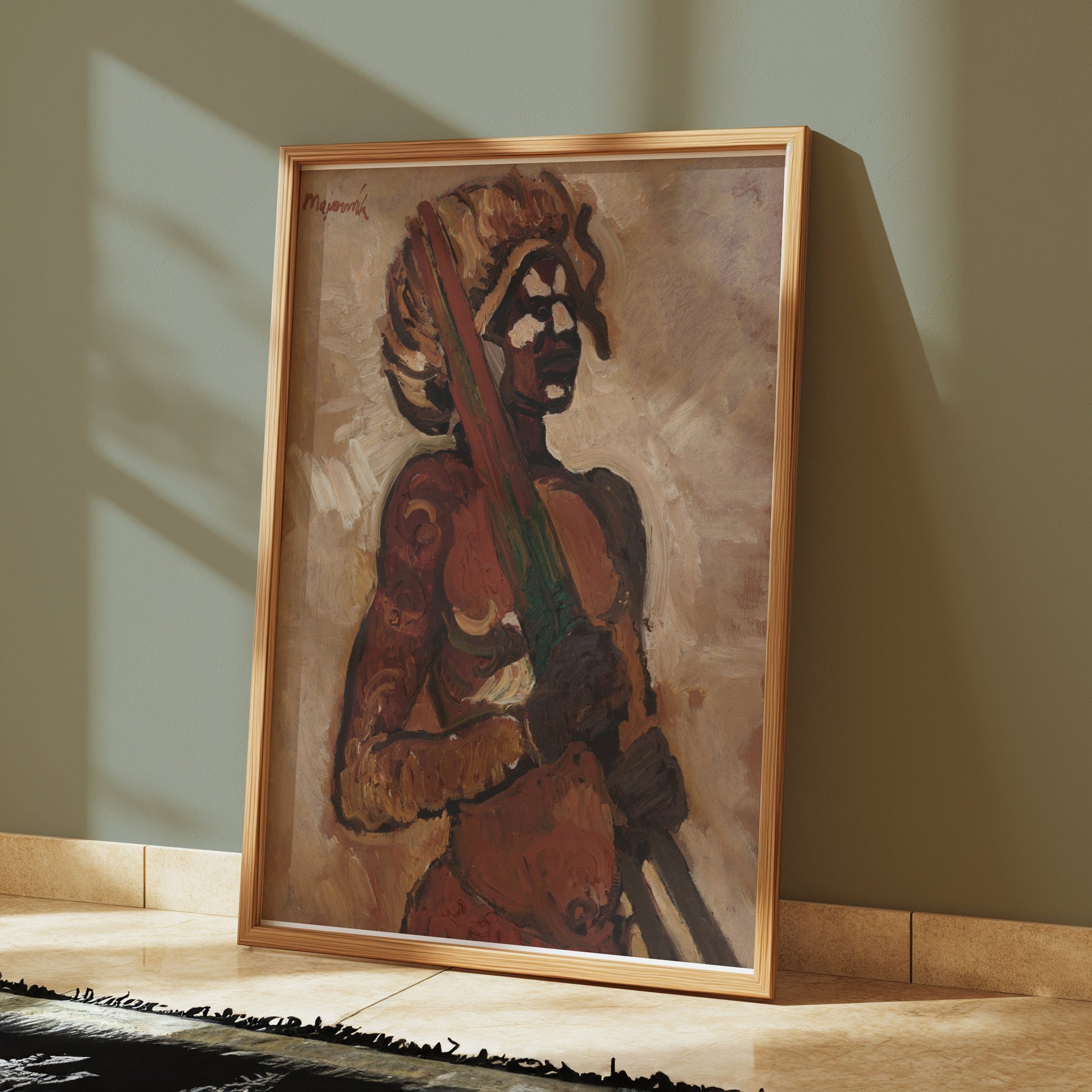 Premium Poster of Majestic Warrior Artwork Display Posters
