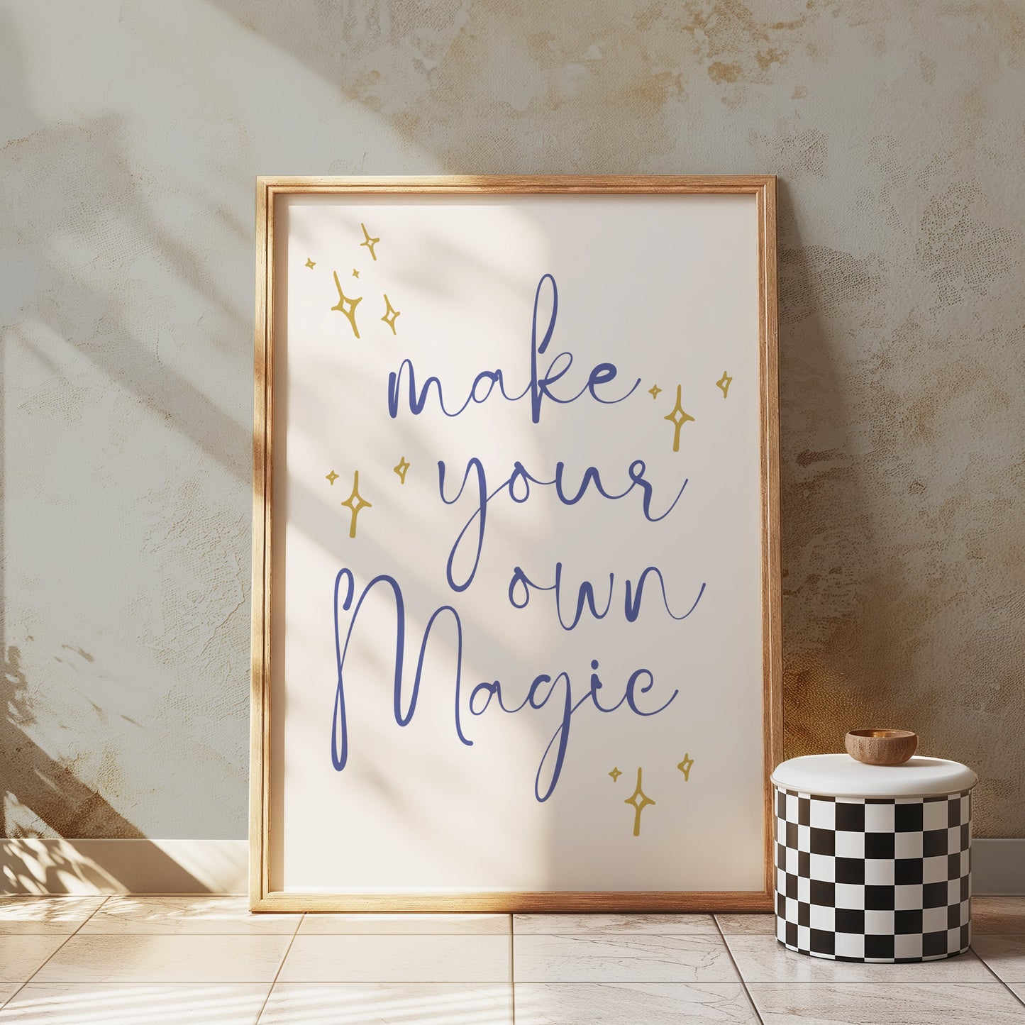 Premium Poster of Make Your Own Magic Motivational Quote Posters