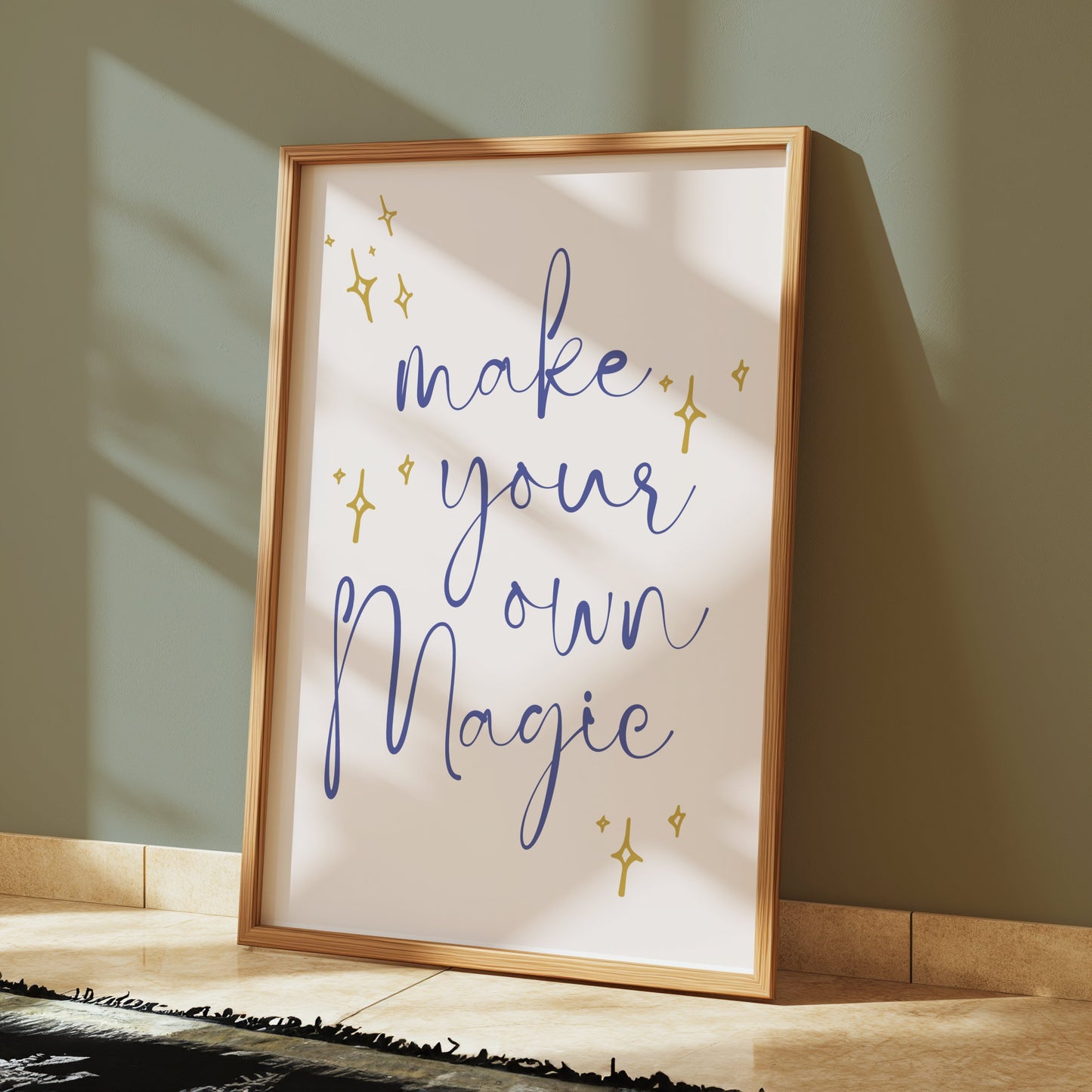 Premium Poster of Make Your Own Magic Motivational Quote Posters