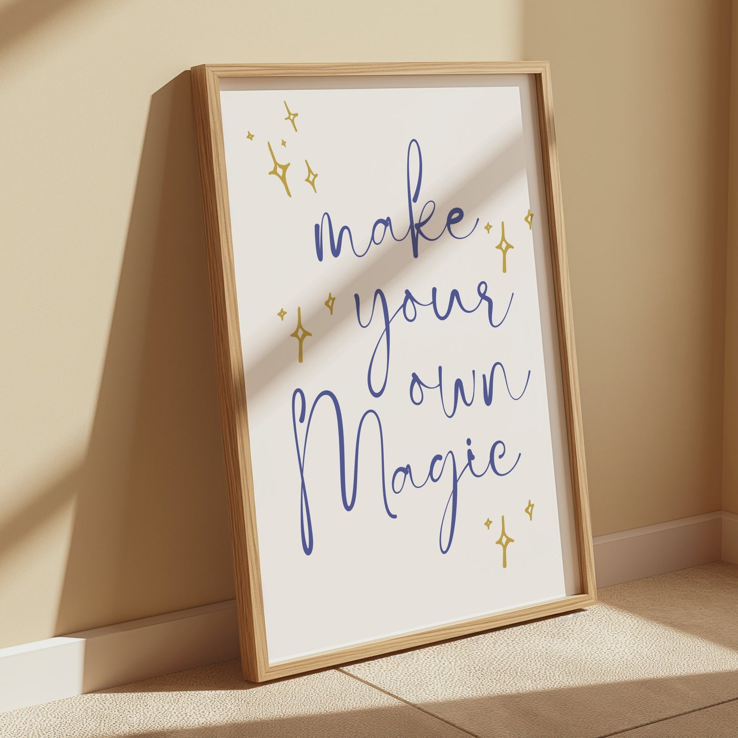 Premium Poster of Make Your Own Magic Motivational Quote Posters