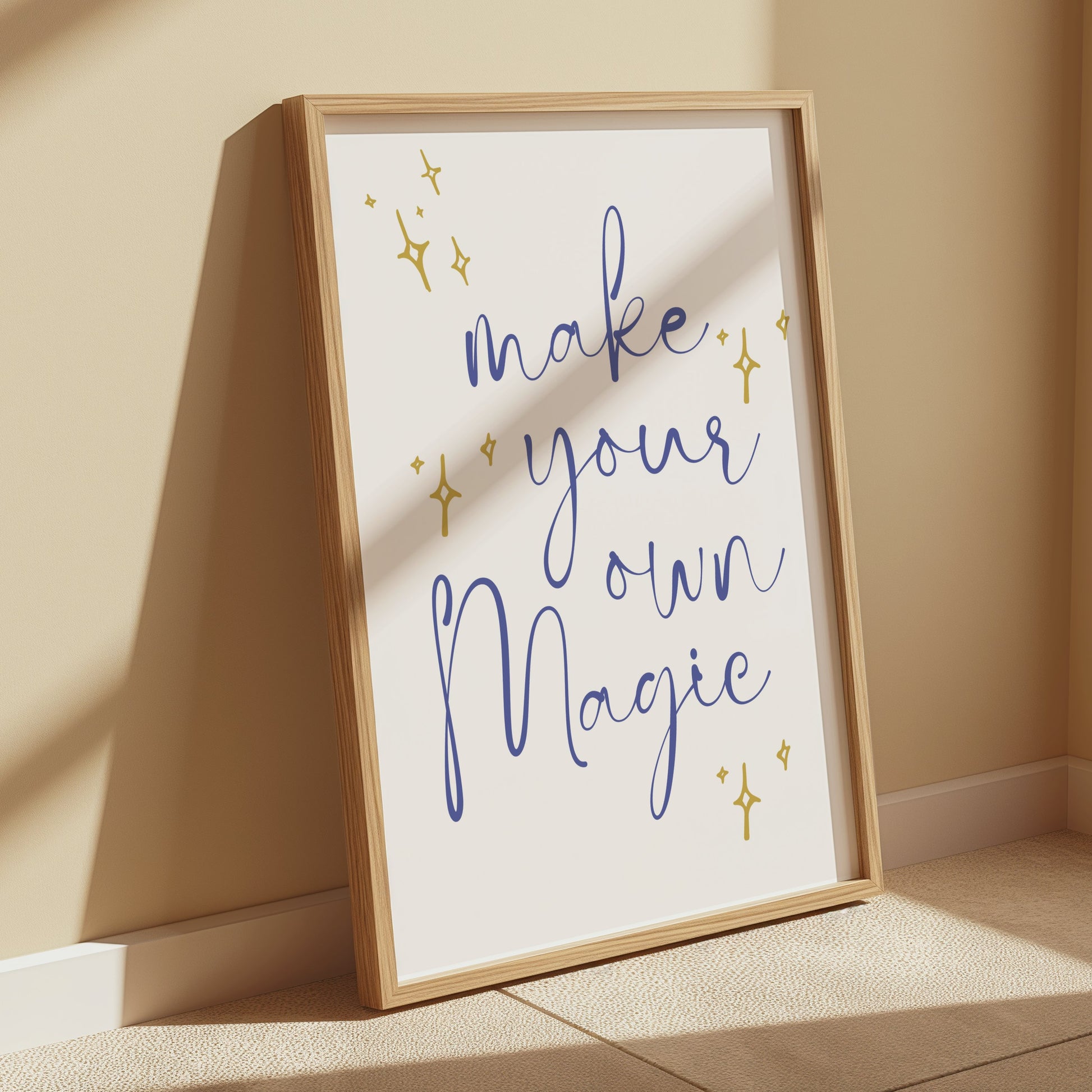 Premium Poster of Make Your Own Magic Motivational Quote Posters