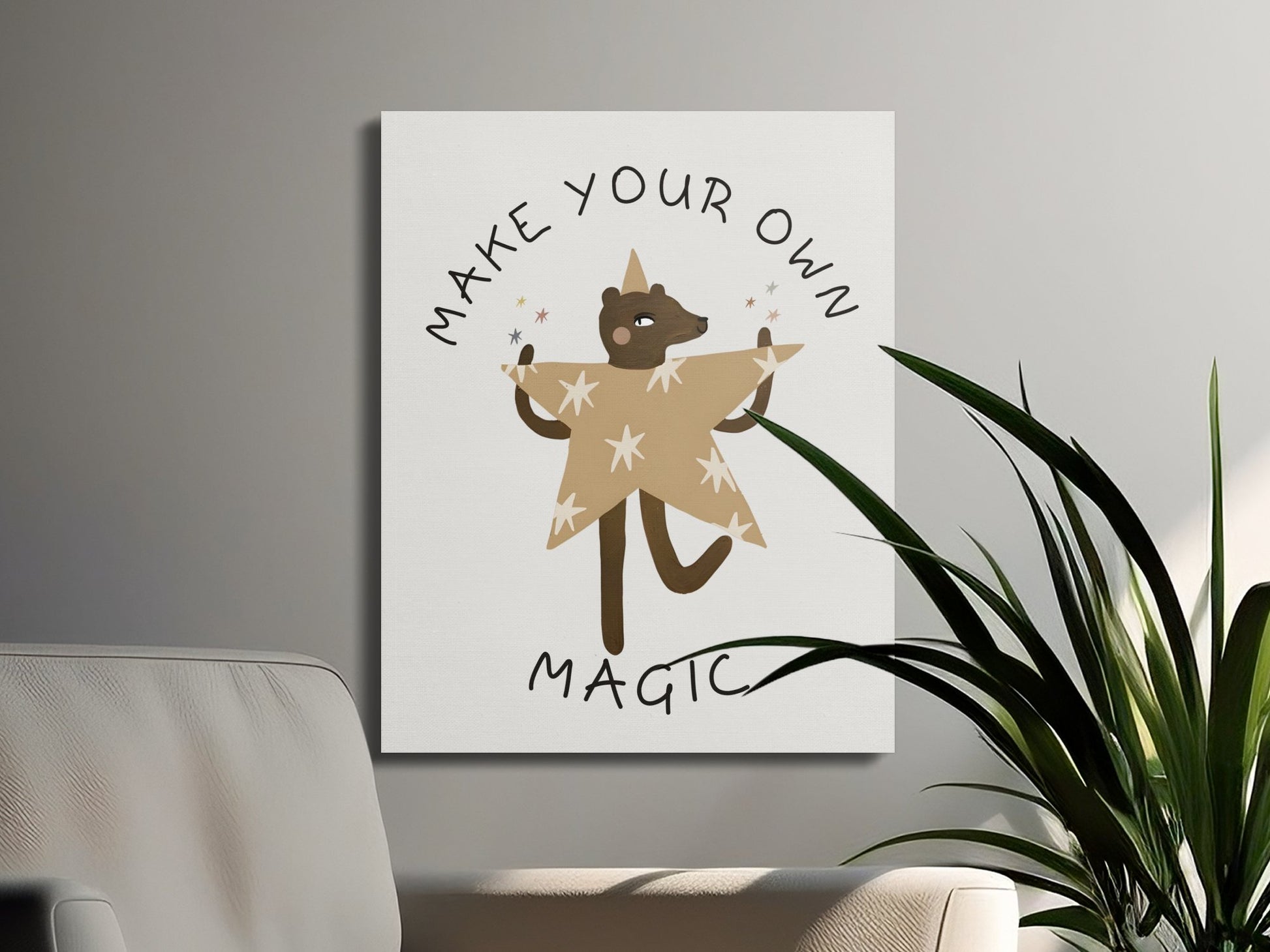 Premium Poster of Make Your Own Magic Nursery Canvas Wraps