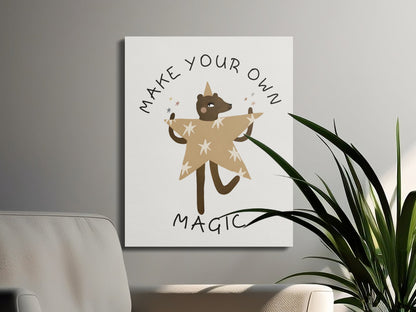 Premium Poster of Make Your Own Magic Nursery Canvas Wraps
