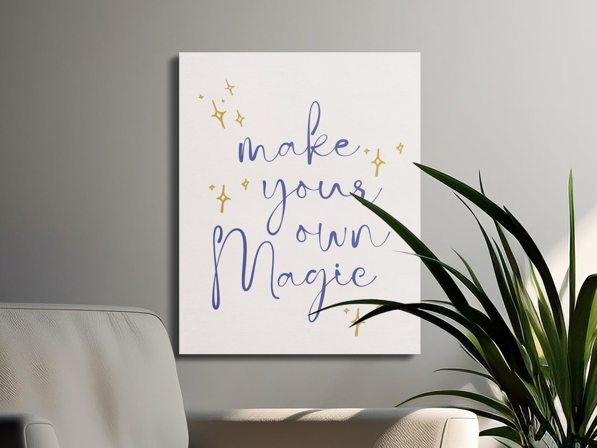 Premium Poster of Make Your Own Magic Nursery Wall Art Canvas Wraps