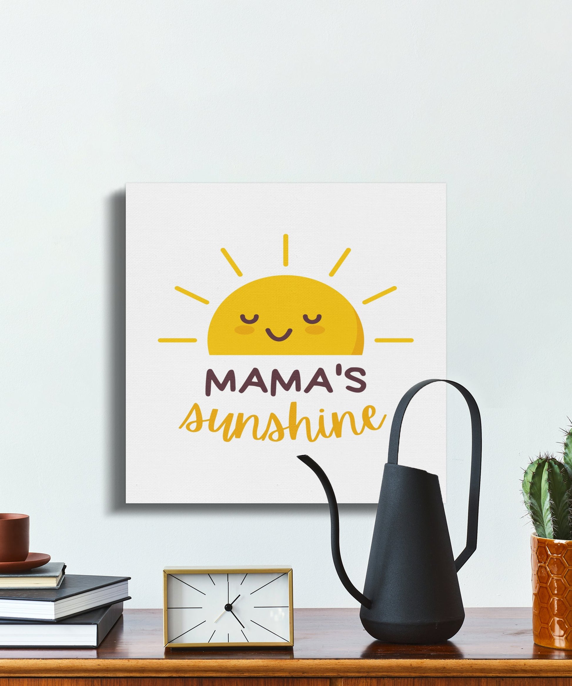 Premium Poster of Mama's Sunshine Nursery Wall Art Canvas Wraps