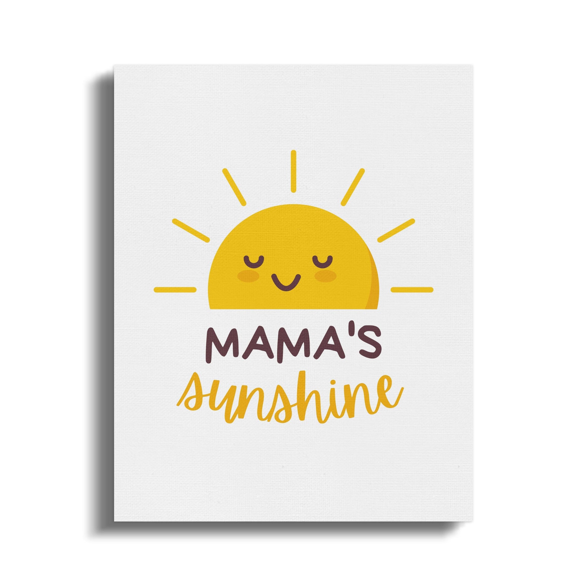Premium Poster of Mama's Sunshine Nursery Wall Art Canvas Wraps