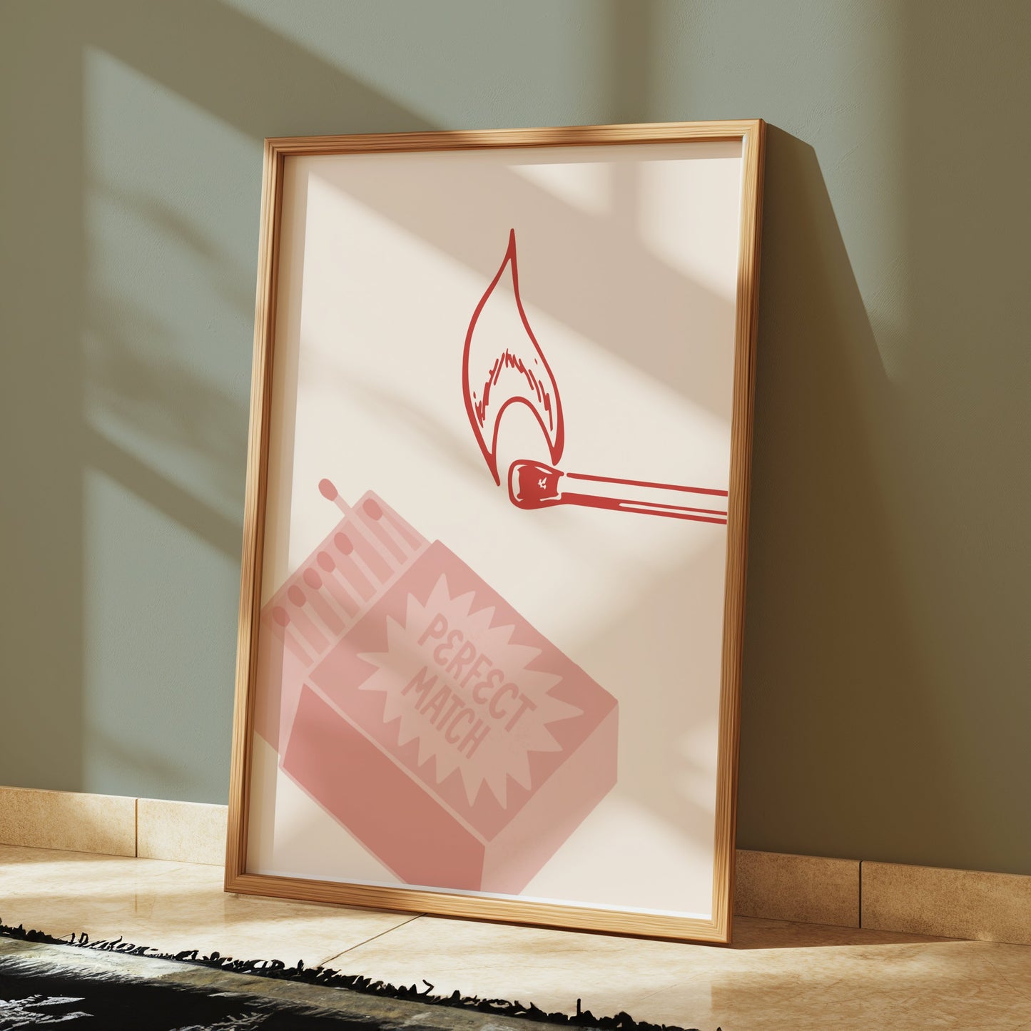 Premium Poster of Matchbox Striking Match Perfect Match Posters