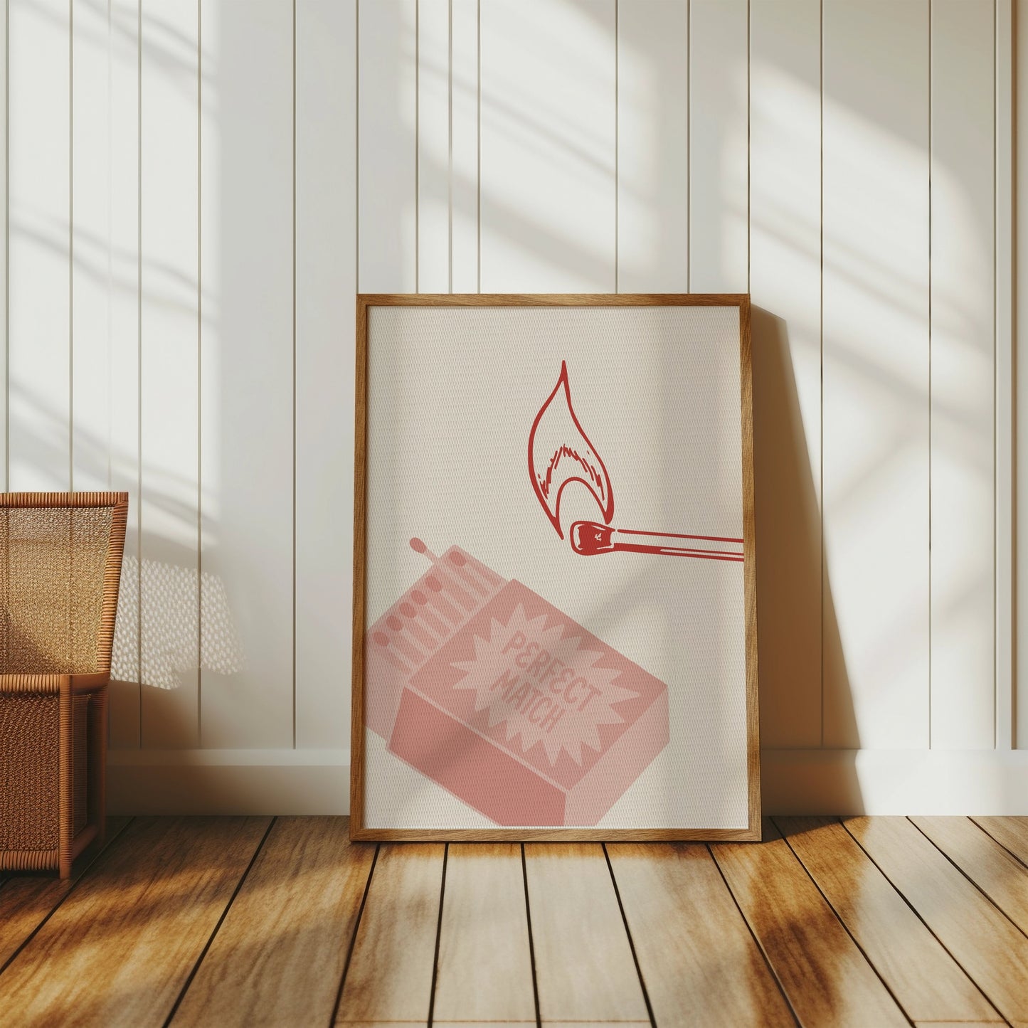 Premium Poster of Matchbox Striking Match Perfect Match Posters