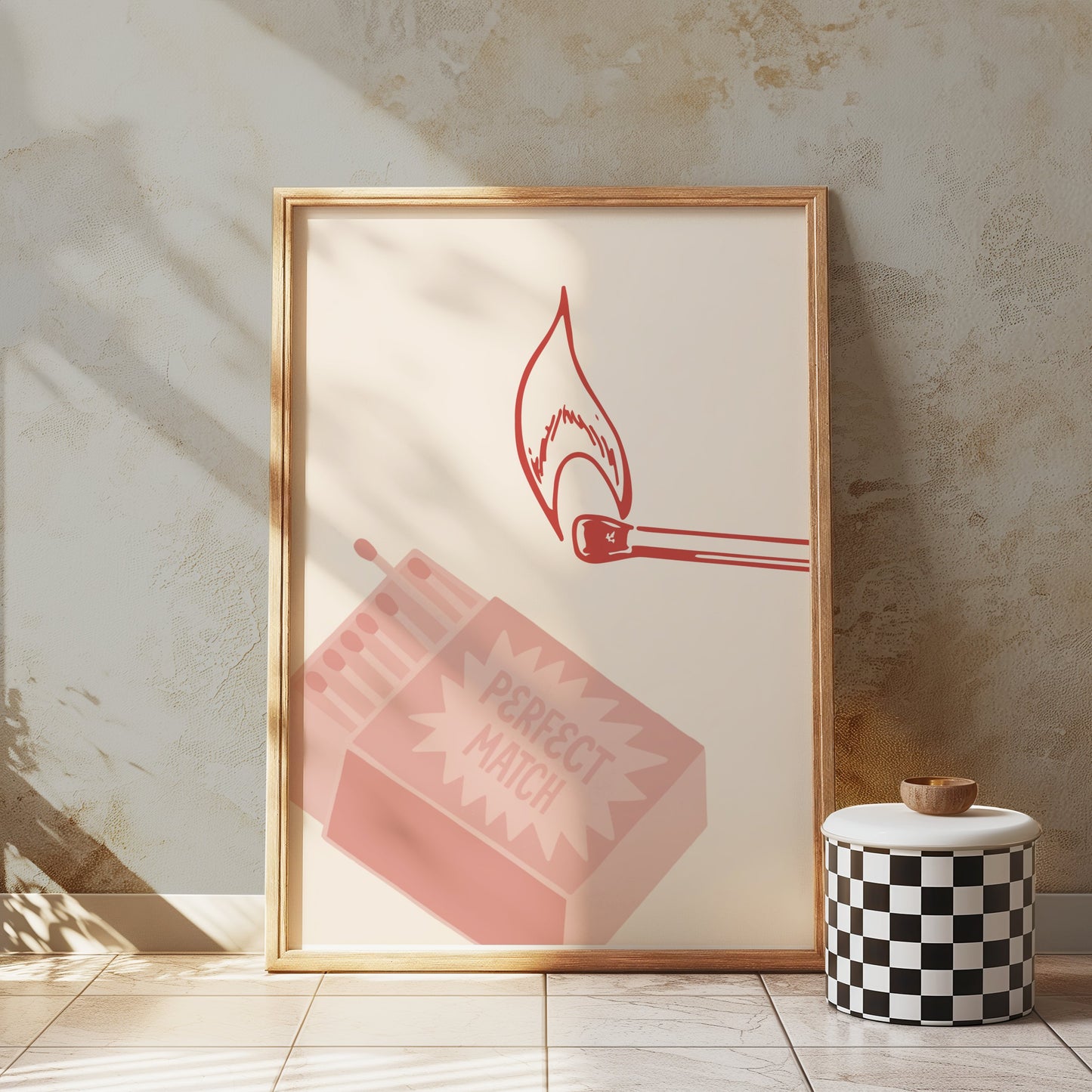 Premium Poster of Matchbox Striking Match Perfect Match Posters
