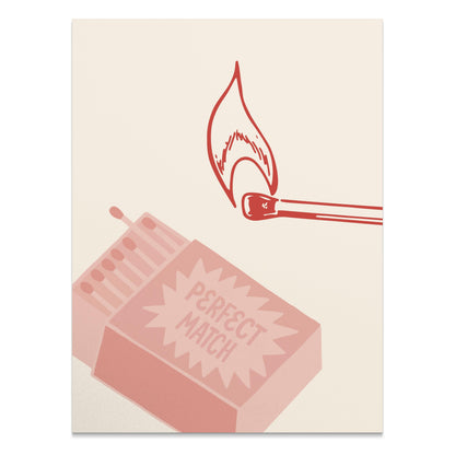 Premium Poster of Matchbox Striking Match Perfect Match Posters