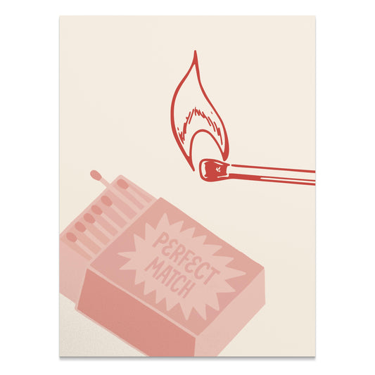 Premium Poster of Matchbox Striking Match Perfect Match Posters
