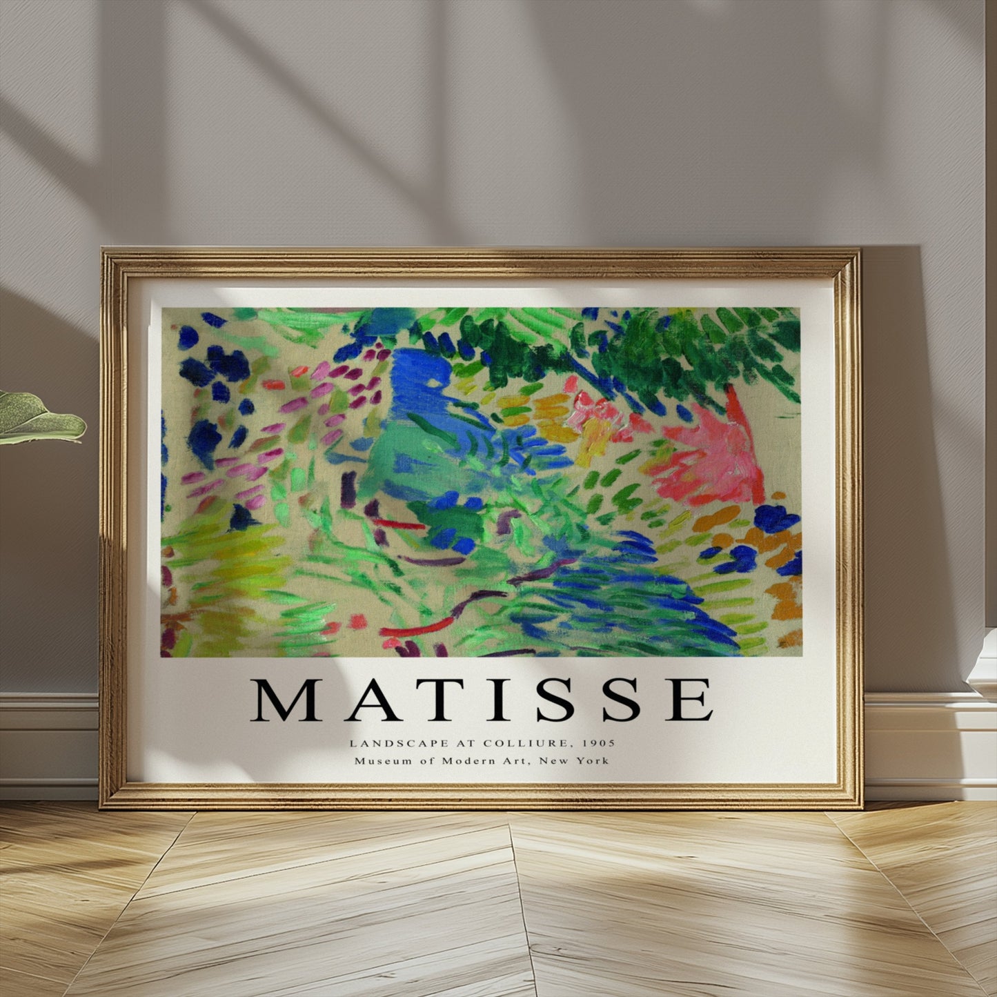Premium Poster of Matisse Landscape at Collioure 1905 Art Exhibition Posters