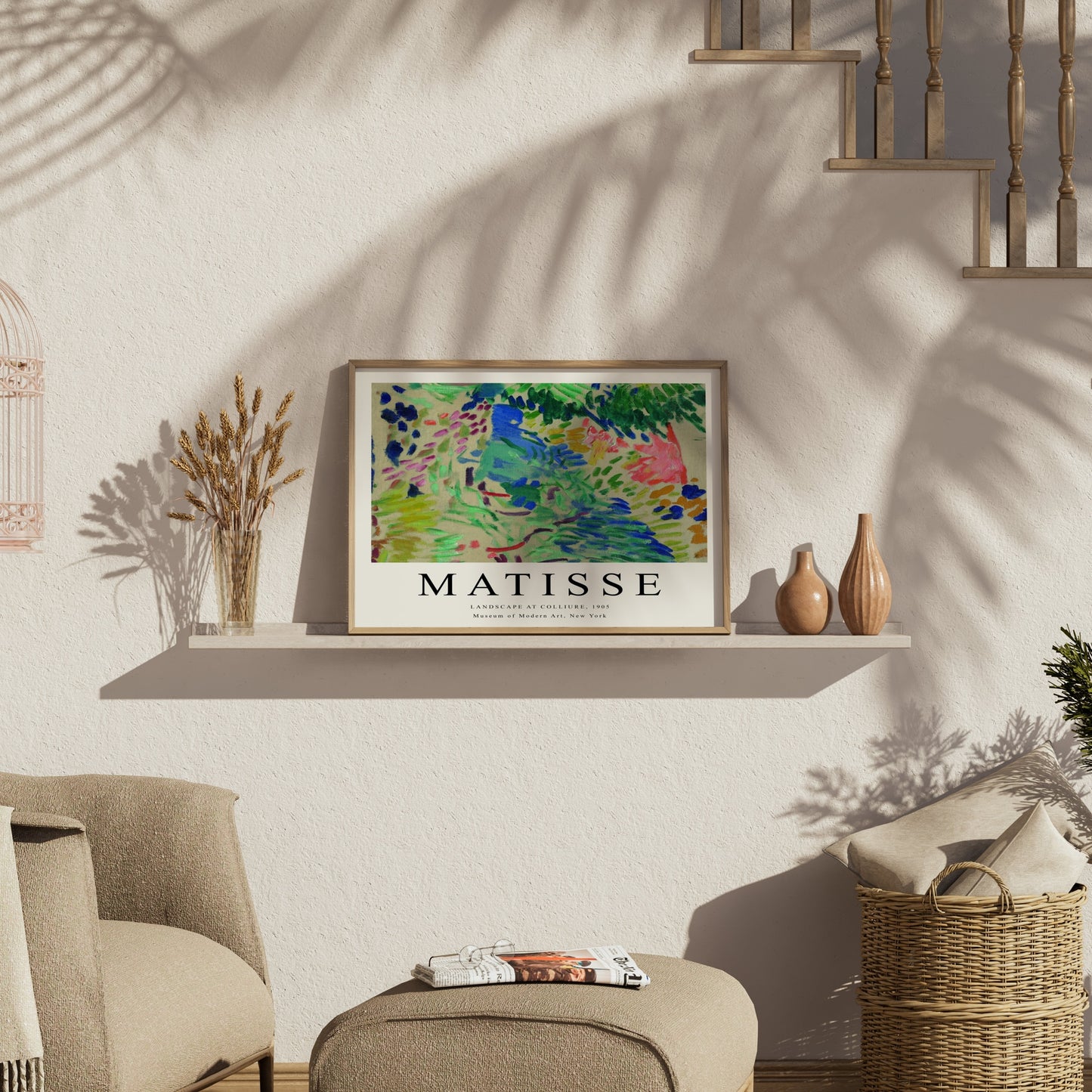 Premium Poster of Matisse Landscape at Collioure 1905 Art Exhibition Posters