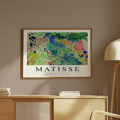 Premium Poster of Matisse Landscape at Collioure 1905 Art Exhibition Posters