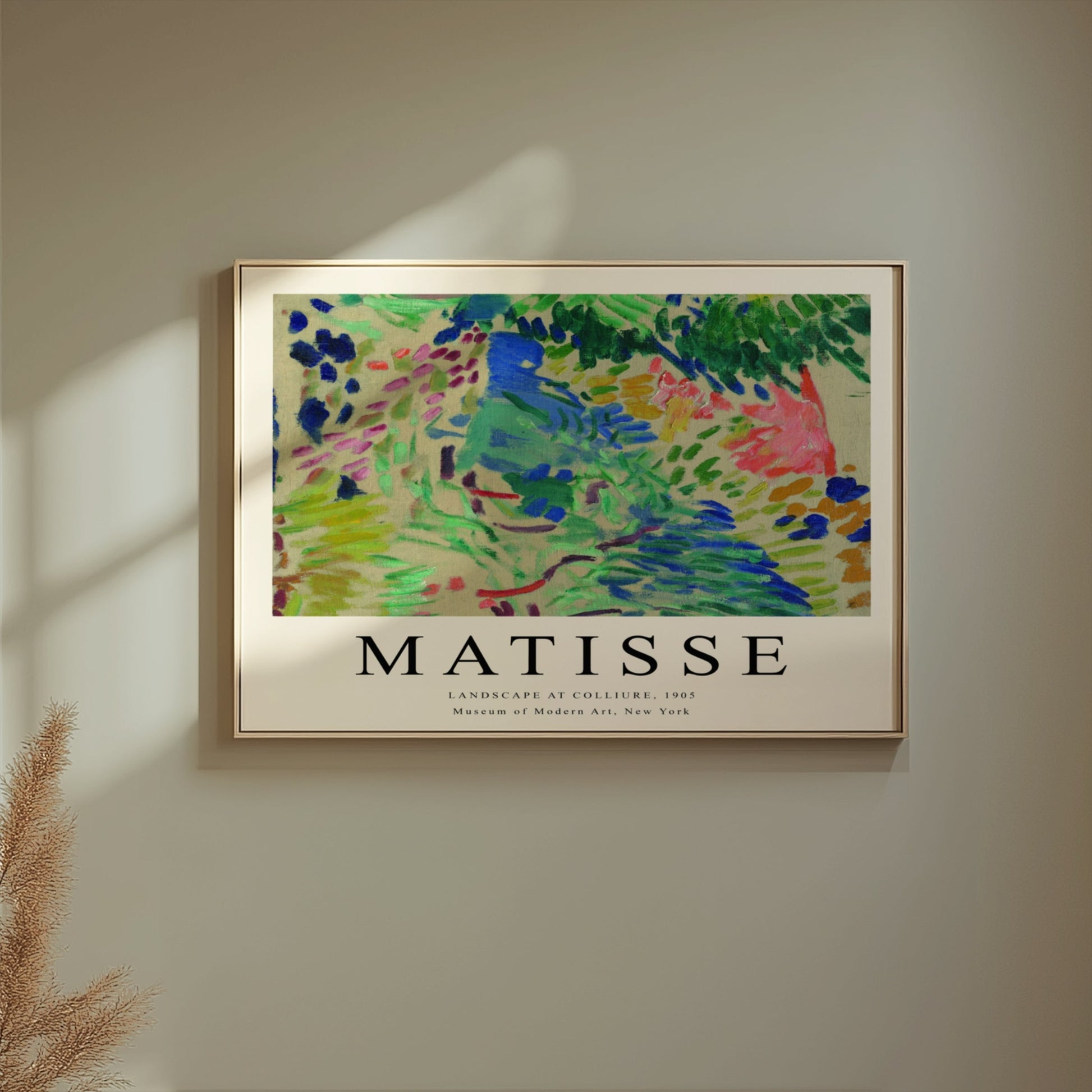 Premium Poster of Matisse Landscape at Collioure 1905 Art Exhibition Posters