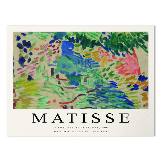 Premium Poster of Matisse Landscape at Collioure 1905 Art Exhibition Posters