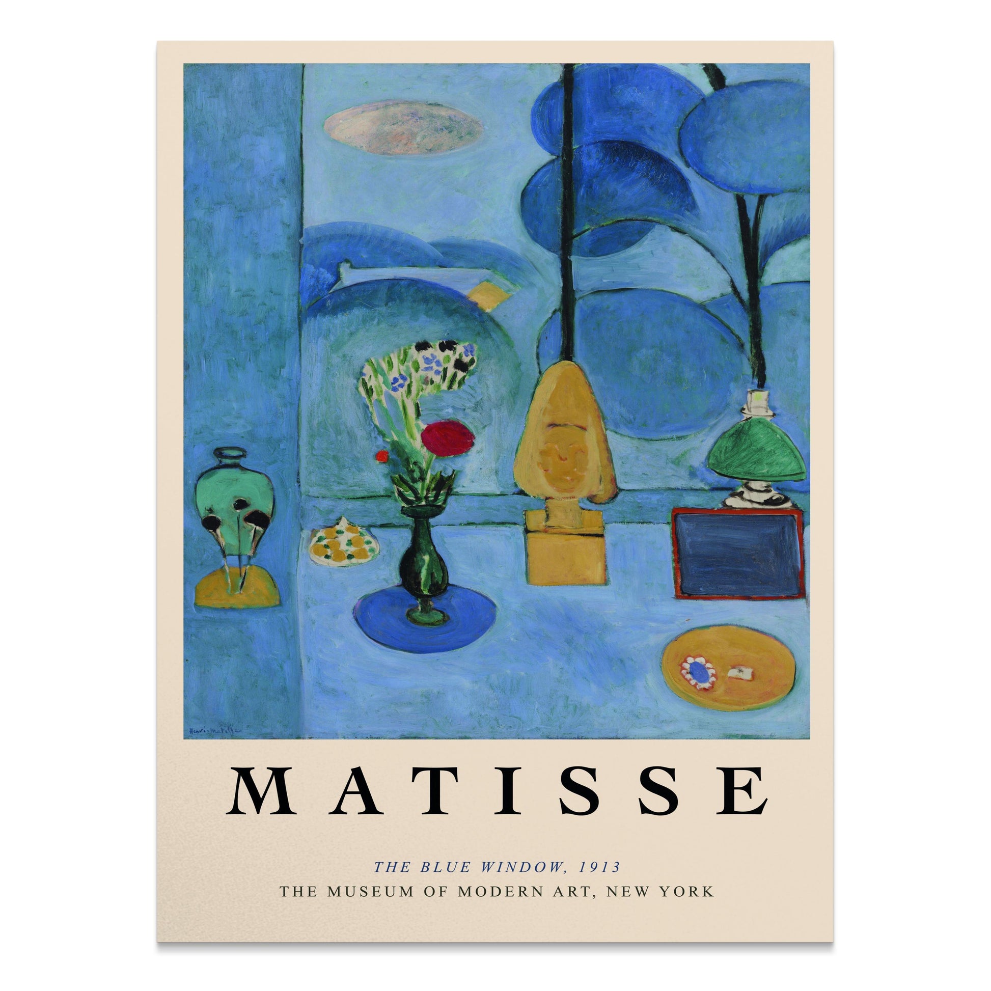 Premium Poster of Matisse The Blue Window 1913 New York Posters