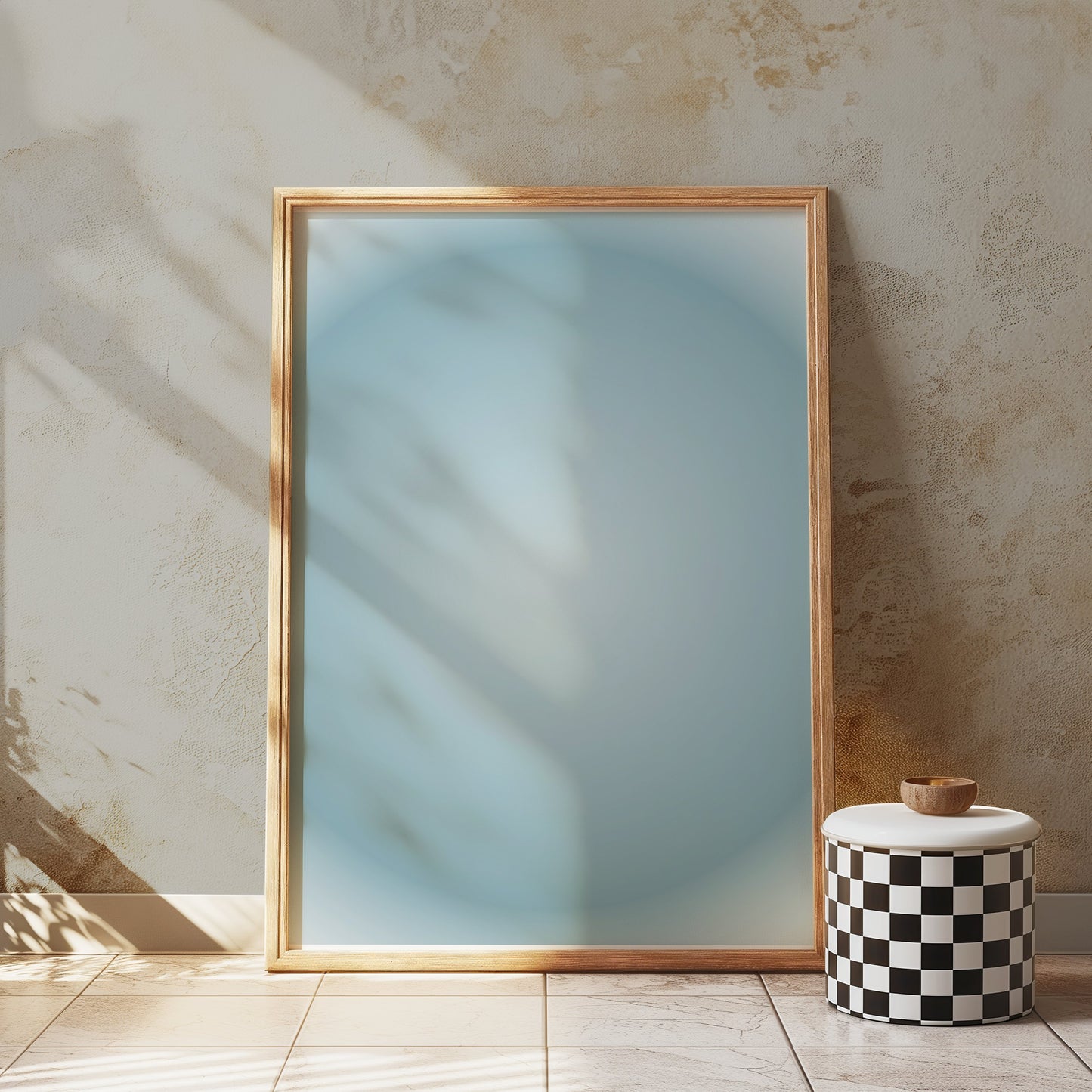 Premium Poster of Mesmerizing Blue Gradient Abstract Art Posters