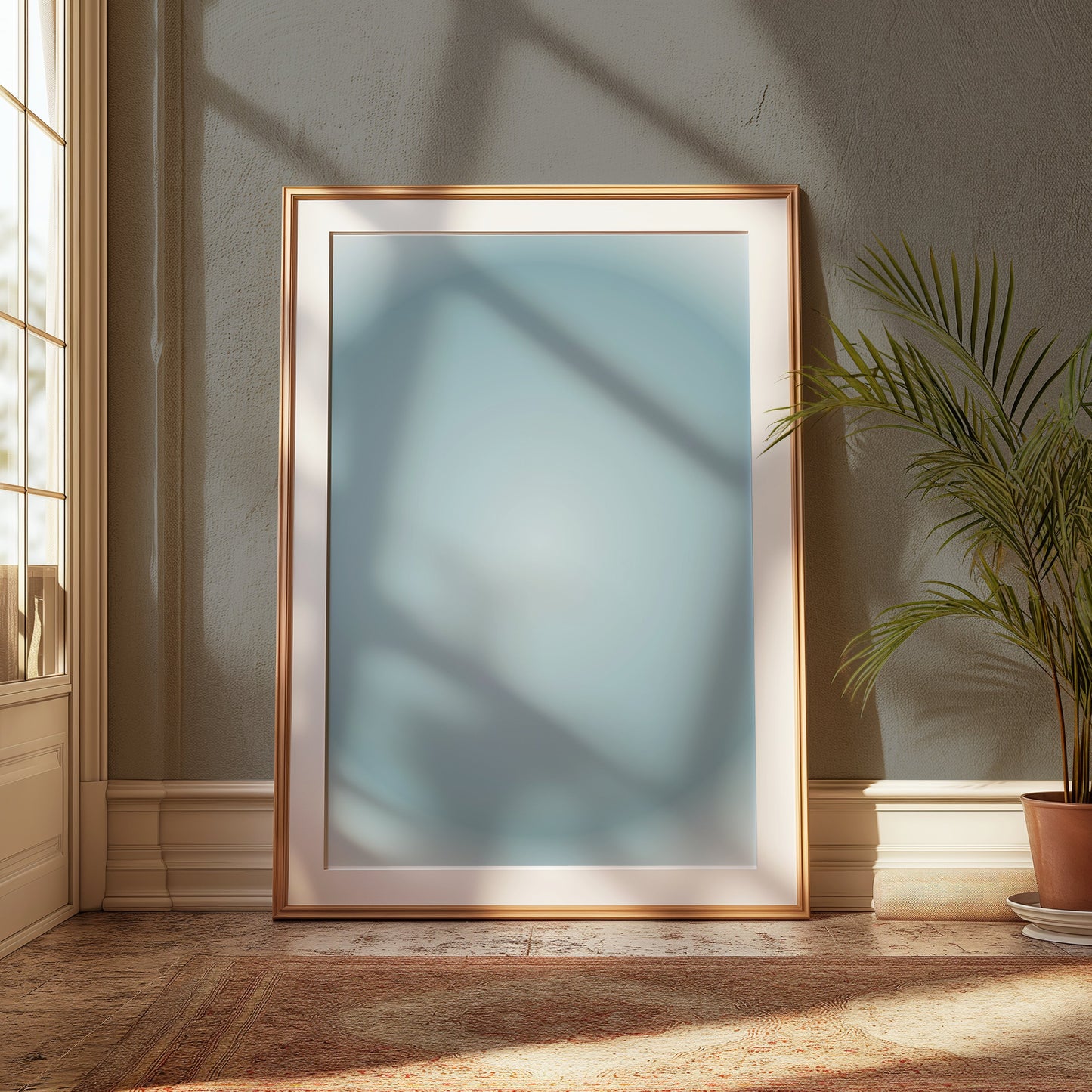 Premium Poster of Mesmerizing Blue Gradient Abstract Art Posters