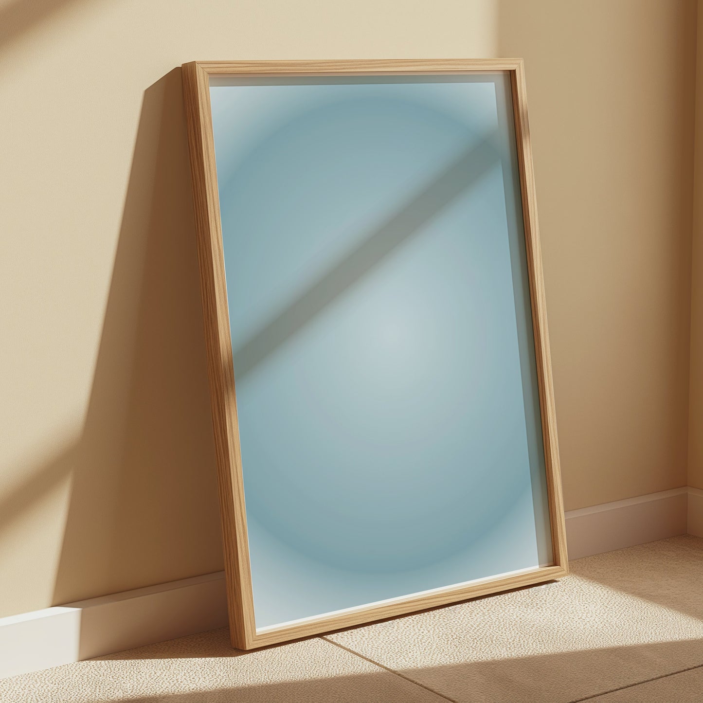 Premium Poster of Mesmerizing Blue Gradient Abstract Art Posters