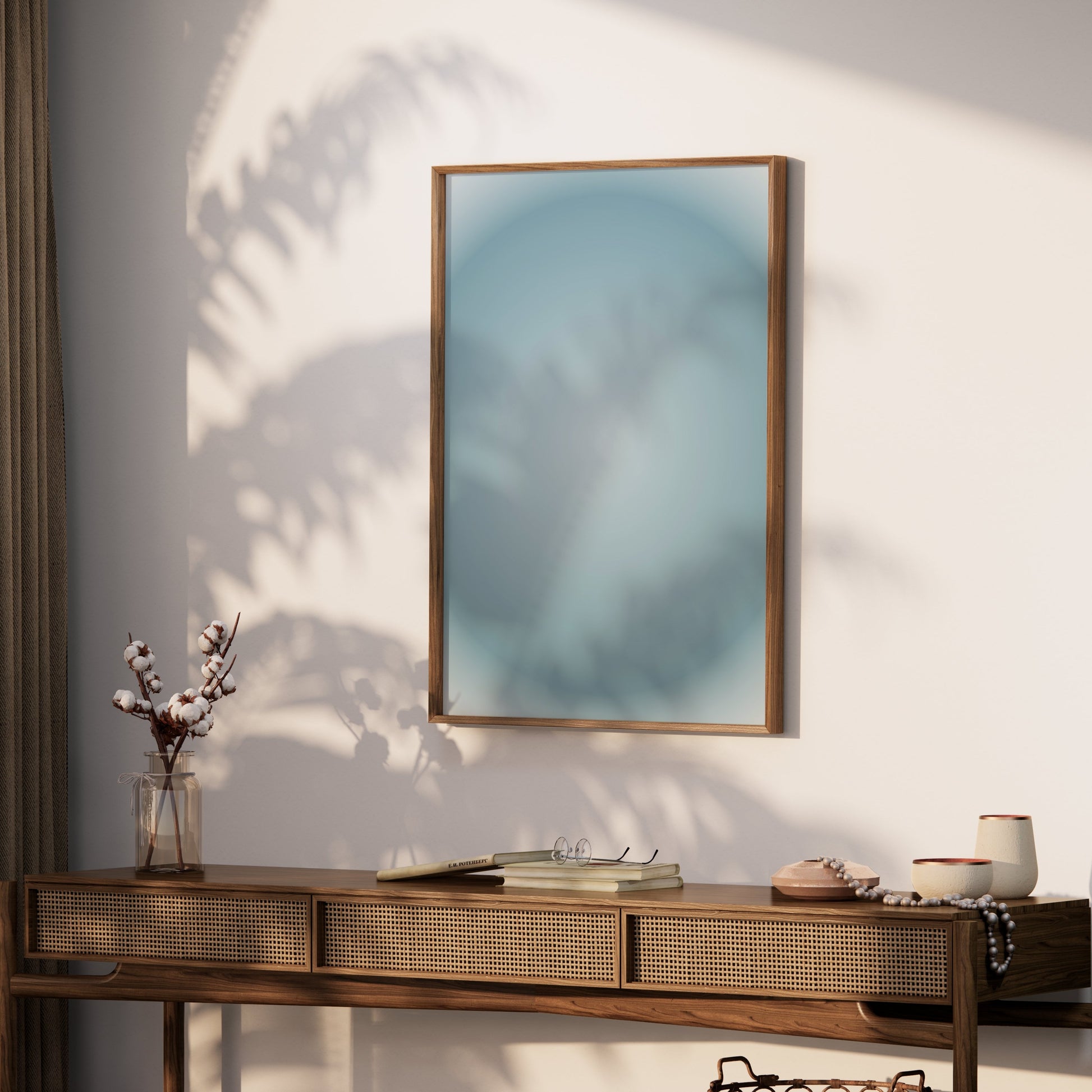Premium Poster of Mesmerizing Blue Gradient Abstract Art Posters