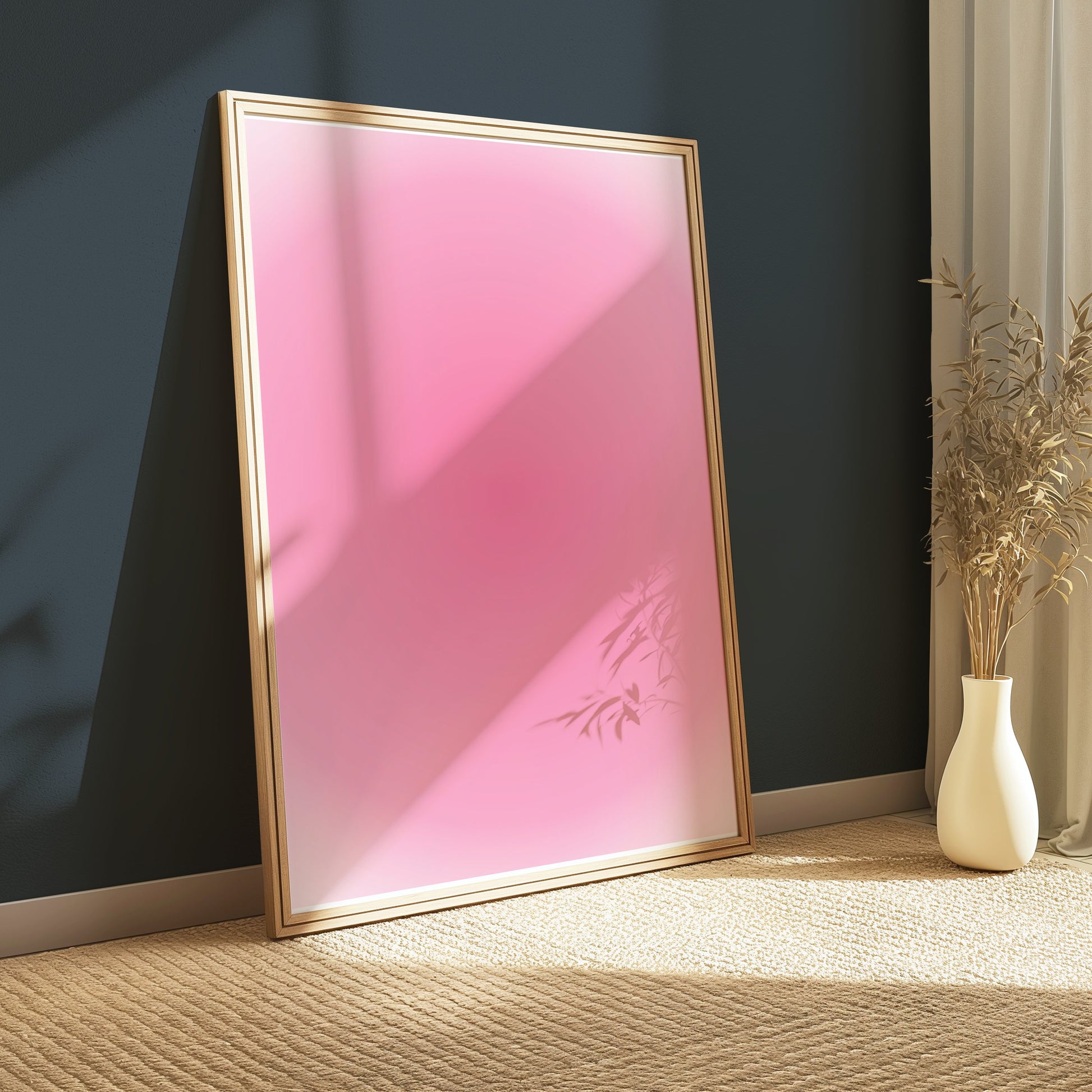 Premium Poster of Mesmerizing Pink Vibrant Circular Gradient Art Posters