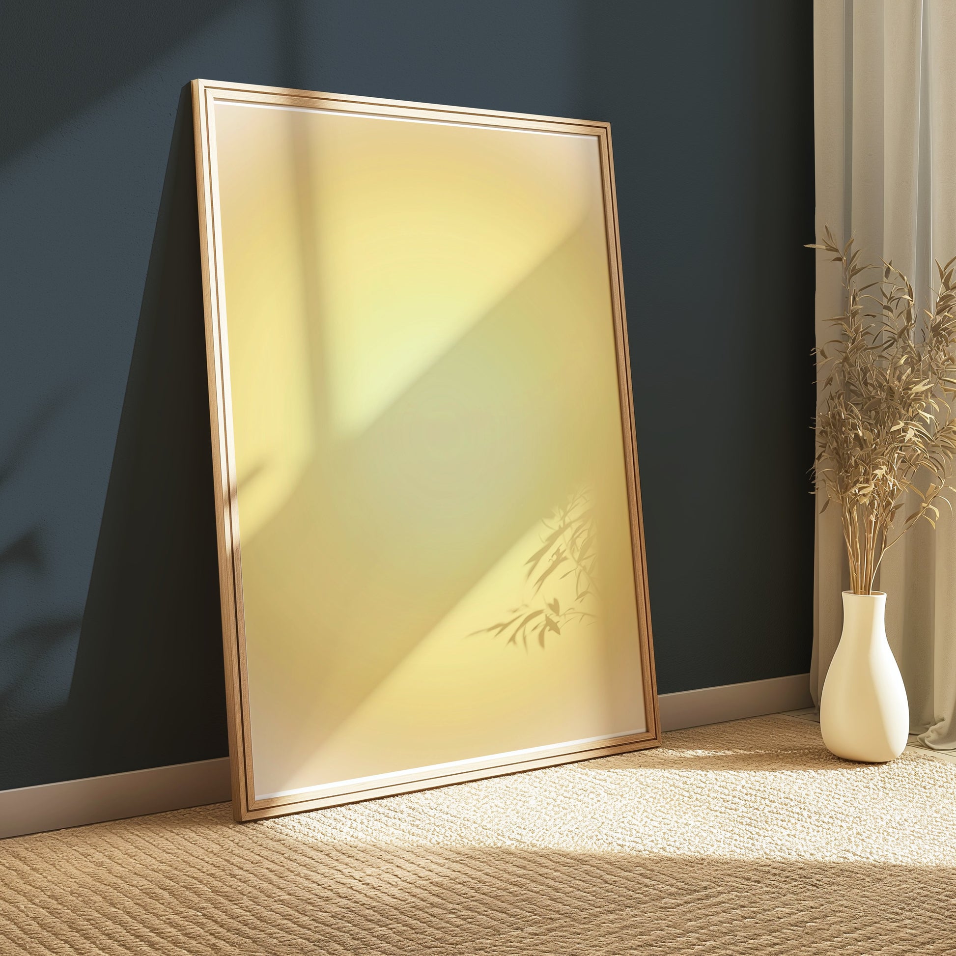 Premium Poster of Mesmerizing Yellow Gradient Art Print Posters
