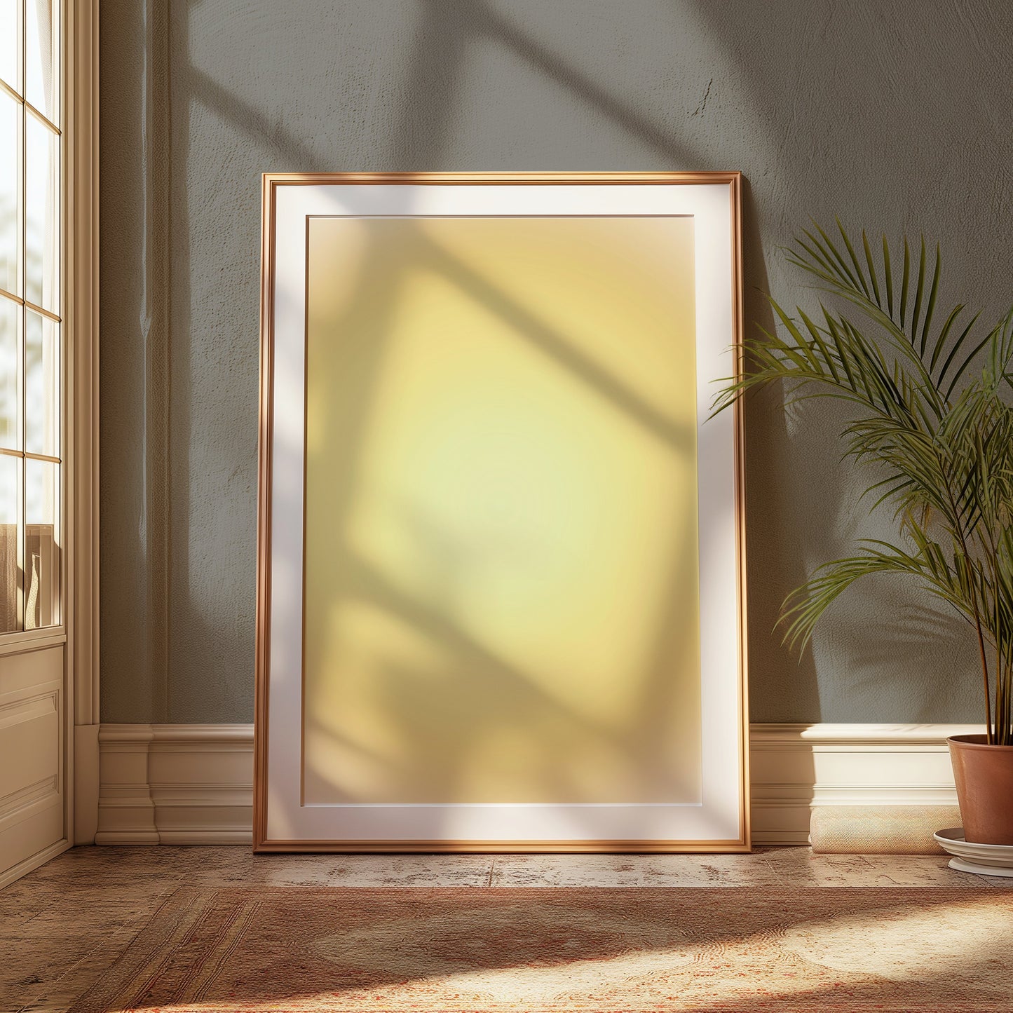 Premium Poster of Mesmerizing Yellow Gradient Art Print Posters