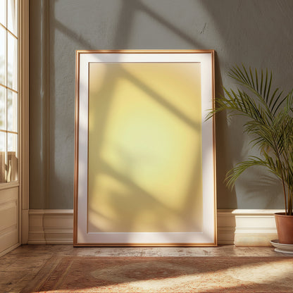Premium Poster of Mesmerizing Yellow Gradient Art Print Posters