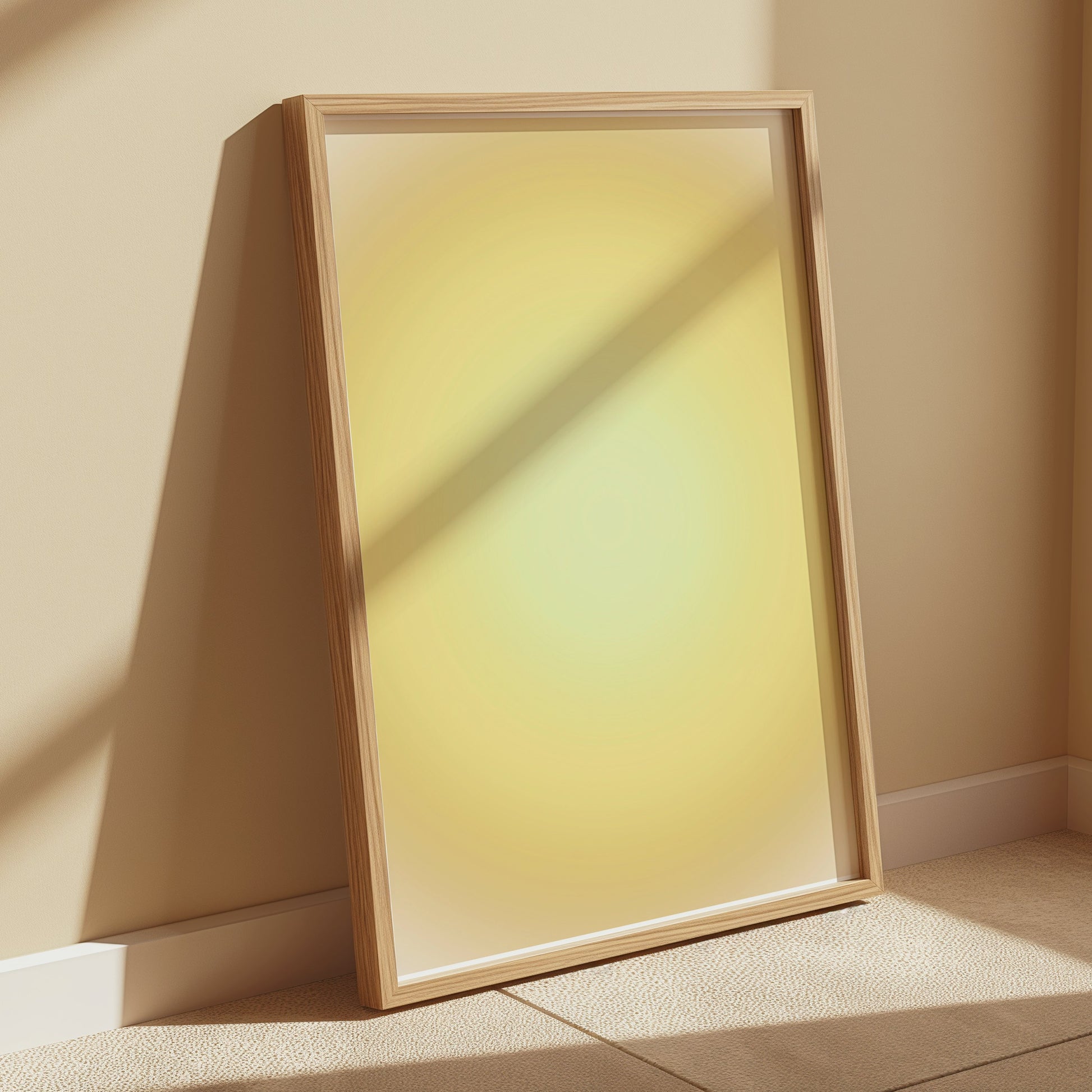 Premium Poster of Mesmerizing Yellow Gradient Art Print Posters