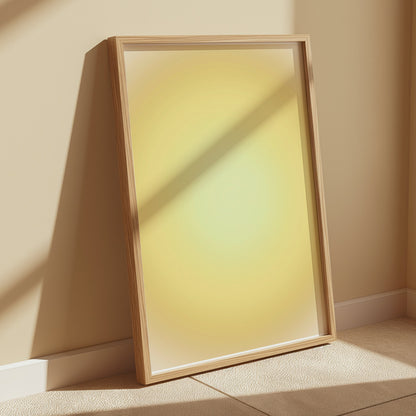 Premium Poster of Mesmerizing Yellow Gradient Art Print Posters