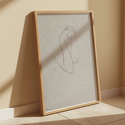 Premium Poster of Minimalist Abstract Line Art Hand Drawing Posters