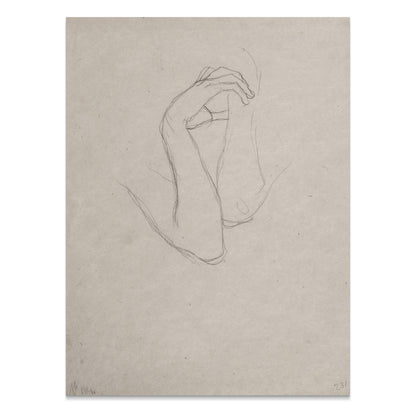 Premium Poster of Minimalist Abstract Line Art Hand Drawing Posters