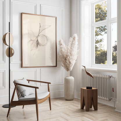 Premium Poster of Minimalist Botanical Sketch Art Wall Posters