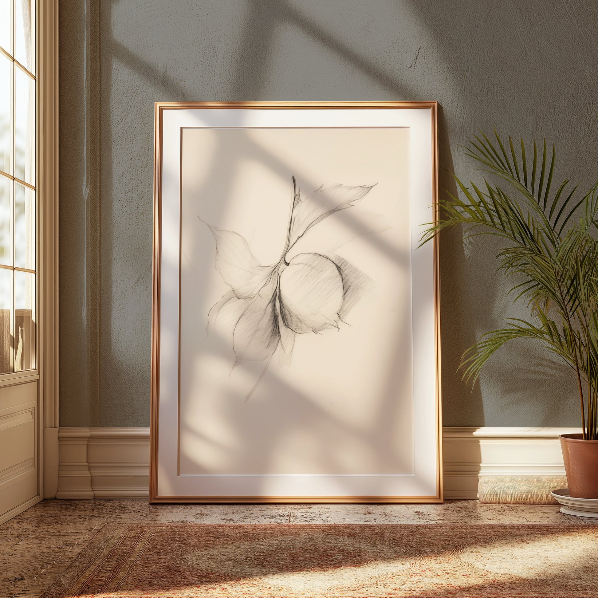 Premium Poster of Minimalist Botanical Sketch Art Wall Posters