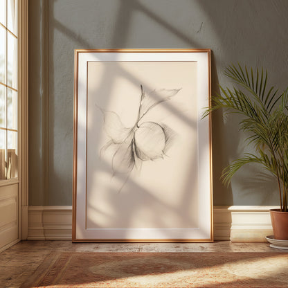 Premium Poster of Minimalist Botanical Sketch Art Wall Posters