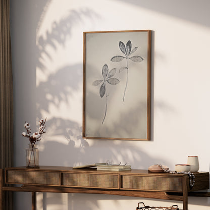 Premium Poster of Minimalist Botanical Two Stems Art Print Posters